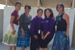 Kumu Nani and her ʻauana class