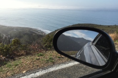 On the way up