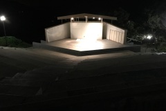 Amphitheater at night
