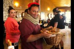 Everybody's favorite person is the churro distributor