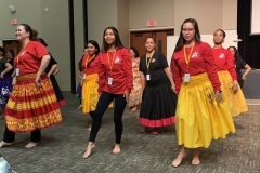 Our haumāna performing with their respective Hula Camp classes at the Sunday evening Hōʻike