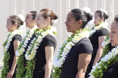 Papa Lehua and Papa Lehua Makanoe performing their second graduation number showcasing our lineage with "Aloha Kauaʻi"