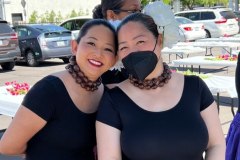 Stealing a moment for some photos with hula sisters