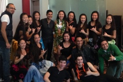 Getting to know our performance mates, a lovely Mexican Folklórico group