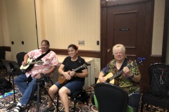 Our lovely band! Featuring Aolani Kaeka-Preuss, Uncle Bobby Naluai & Aunty Carol White